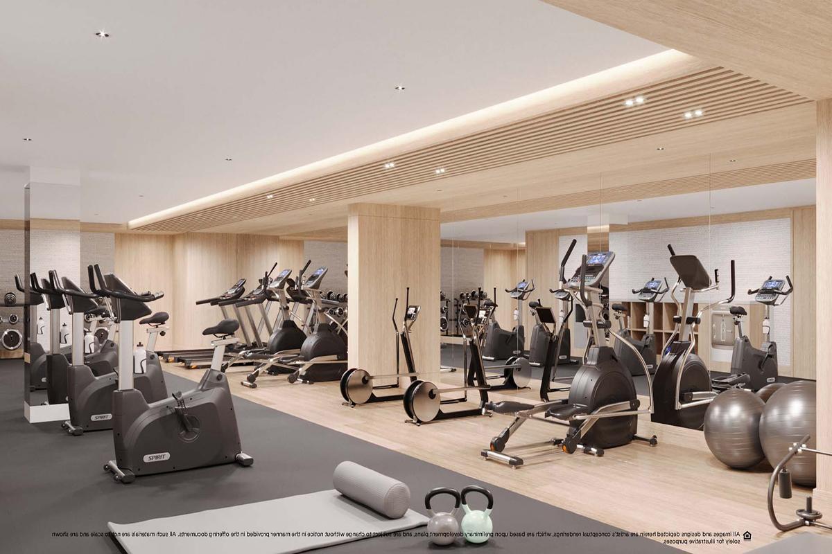 Rendering of La Baia Gym